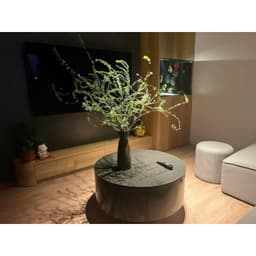 Lọ hoa decor vân ganh men mộc dáng loe phình đáy gốm Bát Tràng 2