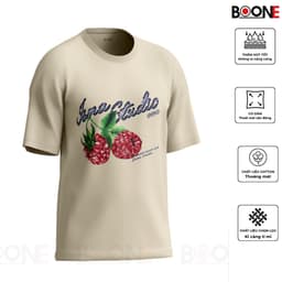 BOONE STUDIO IN HÌNH SẮC NÉT unisex nam nữ, chất cotton 100% 4