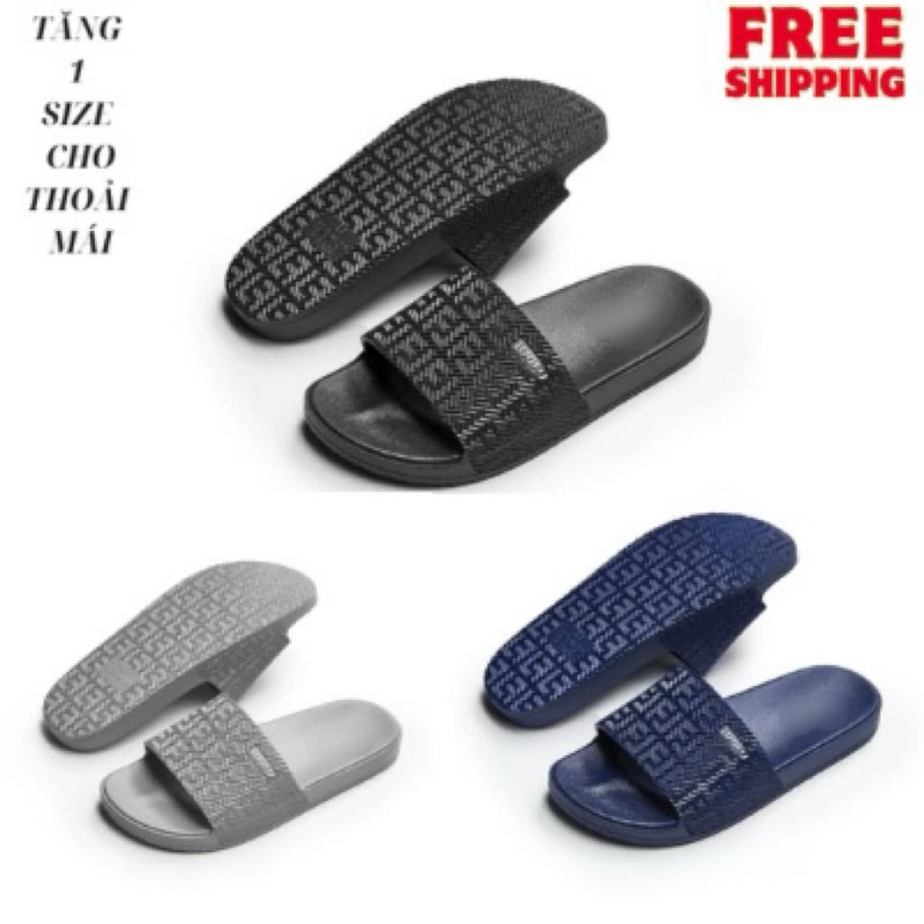 [ Tăng 1 size ] Dép Nam Nữ mã 1185 Quai Ngang Dép Đúc Siêu Bền Nhựa Dẻo Êm Chân Đế Chống Trượt