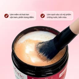 Sáp Rửa Cọ Trang Điểm Glorie 130g Làm Sạch Sâu Không Chứa Paraben An Toàn Cho Da 2
