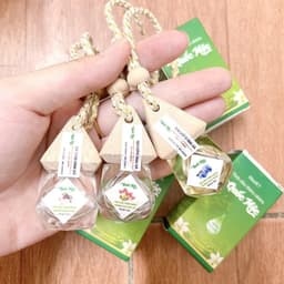 Tinh dầu treo xe ô tô Quốc Mộc, tinh dầu thơm treo phòng treo tủ chiết xuất thiên nhiên 5