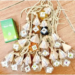 Tinh dầu treo xe ô tô Quốc Mộc, tinh dầu thơm treo phòng treo tủ chiết xuất thiên nhiên 6