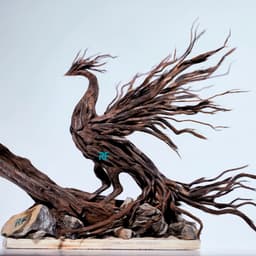 Limited | Layout Thuỷ Sinh Phượng Hoàng | Nghệ Thuật Điêu Khắc Gỗ Lũa Điểm Nhấn Đẳng Cấp | RF Aquarium 6