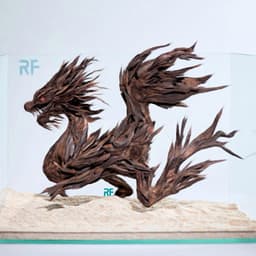 Limited | Layout Thuỷ Sinh Thủy Sinh Rồng Châu Á Nghệ Thuật Chế Tác Thủ Công Từ Gỗ Lũa | RF Aquarium 5