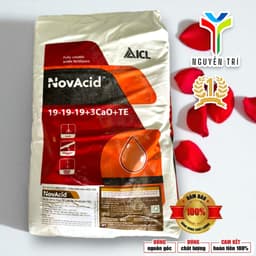 Phân bón NPK NovAcid 19-19-19+3CaO+TE - ICL Israel - Dưỡng cây, lá xanh, tan hoàn toàn, bao 25kg 2
