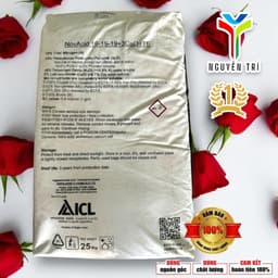 Phân bón NPK NovAcid 19-19-19+3CaO+TE - ICL Israel - Dưỡng cây, lá xanh, tan hoàn toàn, bao 25kg 4