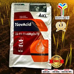 Phân bón NPK NovAcid 22-11-11+6MgO+TE - ICL Israel - Dưỡng chồi, phát đọt, xanh lá, bao 25kg 4