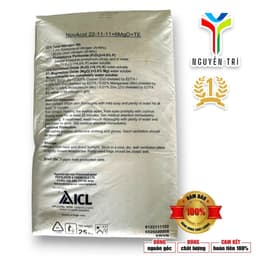Phân bón NPK NovAcid 22-11-11+6MgO+TE - ICL Israel - Dưỡng chồi, phát đọt, xanh lá, bao 25kg 2