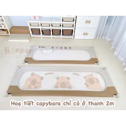 Thanh chắn giường Honper hình Capybara an toàn cho bé 5