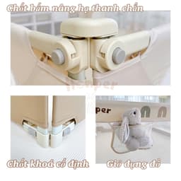 Thanh chắn giường Honper hình Capybara an toàn cho bé 8