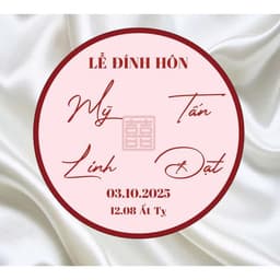 TA 115 - bảng gia tiên, bảng tên cô dâu chú rễ, bảng welcome 1