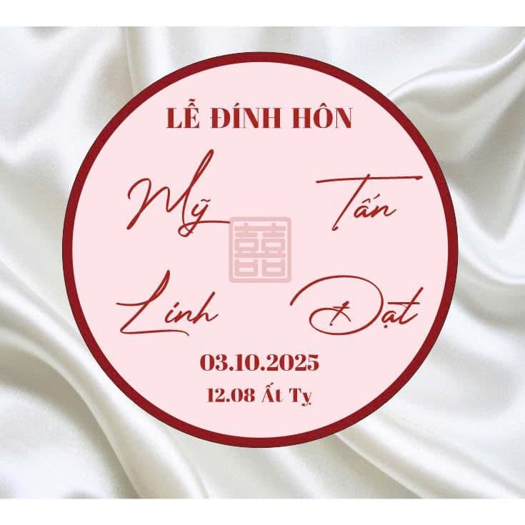TA 115 - bảng gia tiên, bảng tên cô dâu chú rễ, bảng welcome