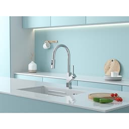 Vòi rửa rút cao cấp Keeper KP-6522CR | Vòi rửa bát 2 đường nóng lạnh | Hàng chính hãng 4