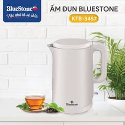 Ấm Đun Siêu Tốc Bluestone KTB-3457, Thân Ấm 2 Lớp Nhựa PP và Inox 304, 1800w-1.5Lit, Hàng Chính Hãng 8