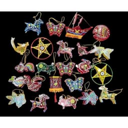 Lồng đèn trung thu kiếng mini thủ công truyền thống decor trang trí hình ngôi sao mini 10cm 3