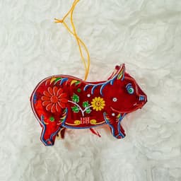 Lồng đèn trung thu kiếng mini hình heo thủ công truyền thống decor trang trí hình ngôi sao mini 10cm 4