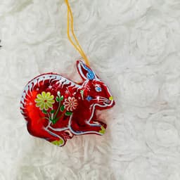 Lồng đèn trung thu kiếng mini hình thỏ thủ công truyền thống decor trang trí hình ngôi sao mini 10cm 7