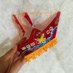 Lồng đèn trung thu kiếng mini hình con thuyền thủ công truyền thống trang trí size nhỏ 12cm 8