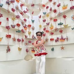 Lồng đèn trung thu kiếng mini thủ công truyền thống decor trang trí hình ngôi sao mini 10cm 7