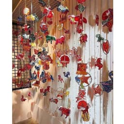 Lồng đèn trung thu kiếng mini hình thỏ thủ công truyền thống decor trang trí hình ngôi sao mini 10cm 6