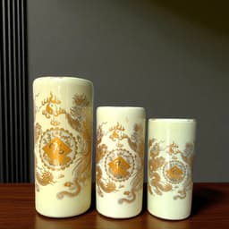 [TRỌN BỘ] Bộ đồ thờ gia tiên gốm sứ men vàng RỒNG VIỆT,đồ thờ Bát Tràng họa tiết rồng phượng cao cấp 5