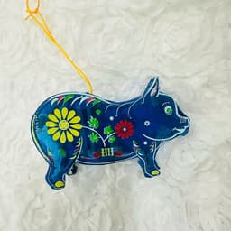 Lồng đèn trung thu kiếng mini hình heo thủ công truyền thống decor trang trí hình ngôi sao mini 10cm 6