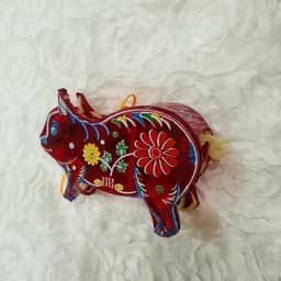 Lồng đèn trung thu kiếng mini hình heo thủ công truyền thống decor trang trí hình ngôi sao mini 10cm 9
