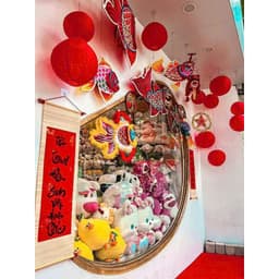 Lồng đèn trung thu kiếng mini hình sao thủ công truyền thống decor trang trí hình ngôi sao mini 10cm 6