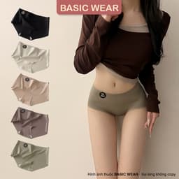 [ HÀNG CHUẨN] Quần Lót Nữ BASICWEAR Đúc Su Tàng Hình Không Viền Không Đường May Tôn Dáng 7A 3