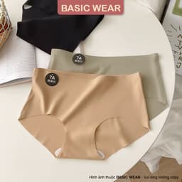 [ HÀNG CHUẨN] Quần Lót Nữ BASICWEAR Đúc Su Tàng Hình Không Viền Không Đường May Tôn Dáng 7A 8