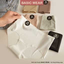 [ HÀNG CHUẨN] Quần Lót Nữ BASICWEAR Đúc Su Tàng Hình Không Viền Không Đường May Tôn Dáng 7A 4
