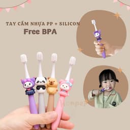 Bàn chải lông tơ siêu mềm cho bé 3