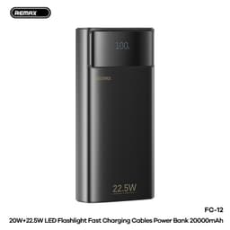 Pin dự phòng sạc nhanh 22.5W Remax FC-12 20.000mah và 2.1A REMAX RPP-686 20.000mah 4