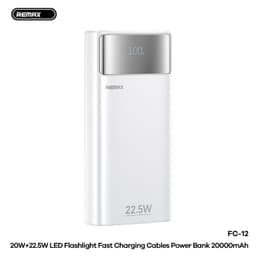 Pin dự phòng sạc nhanh 22.5W Remax FC-12 20.000mah và 2.1A REMAX RPP-686 20.000mah 5
