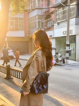 [Sẵn] Áo Khoác Mùa Thu Đông Hàn Quốc, Áo Kiểu Nữ Sang Chảnh Măng Tô Dáng Dài Đi Đà Lạt Bigsize Chali AZ809 10