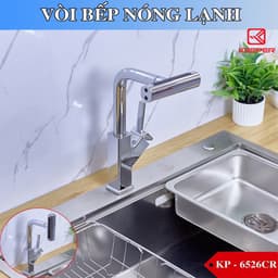 Vòi rửa bát Keeper KP-6526CR | Vòi rửa bát nóng lạnh | Hàng chính hãng 2