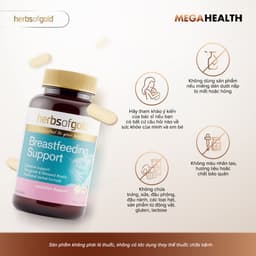 Viên uống bảo vệ sức khoẻ Herbs of Gold Breastfeeding Support 60 Viên 2