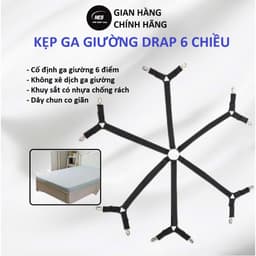 Kẹp ga giường drap 6 chiều chắc chắn chống xê dịch cố định và giữ phẳng 1