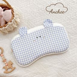 Gối cao su non chữ B cho bé Anchee, có thể tháo vỏ 5