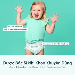 [GÓI TRẢI NGHIỆM] Bịch 2 Miếng Tã Bỉm Cao Cấp New Zealand Rascal Friends & Rascals Cocomelon Cho Bé - hyhybaby 2