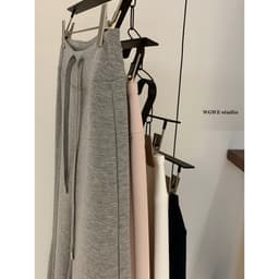 𝐄𝐍.𝐄𝐍 | Quần Nỉ Ống Suông Loe Nữ Cạp Cao Dây Rút Phong Cách Hàn Quốc Casual Thời Trang 7320 8