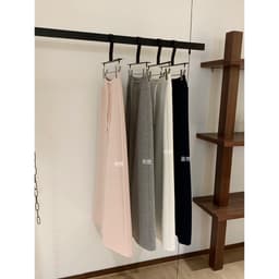𝐄𝐍.𝐄𝐍 | Quần Nỉ Ống Suông Loe Nữ Cạp Cao Dây Rút Phong Cách Hàn Quốc Casual Thời Trang 7320 5