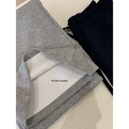 𝐄𝐍.𝐄𝐍 | Quần Nỉ Ống Suông Loe Nữ Cạp Cao Dây Rút Phong Cách Hàn Quốc Casual Thời Trang 7320 7
