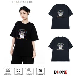 Áo thun Unisex Nam Nữ in hình Vui lòng khách đến vừa lòng khách đi, chất cotton 100% - BOONE - BNE00002 1