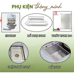 Chậu rửa bát Keeper CR02-7848 | Chậu rửa inox 1 hố | Bề mặt sần chống xước|Tặng đầu vòi hút nước rửa chén 7