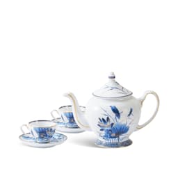 Bộ Trà Sứ Cao Cấp Minh Long 0.65 L - Hoàng Cung - Sen Vàng 1