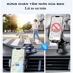 Giá đỡ điện thoại A29, giá đỡ điện thoại trên ô tô dán taplo xoay 360 độ không che tầm nhìn 2