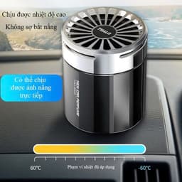 Sáp thơm ô tô cao cấp THALO, sáp thơm ô tô hương thơm tự nhiên dịu nhẹ thoải mái thiết kế sang trọng 3