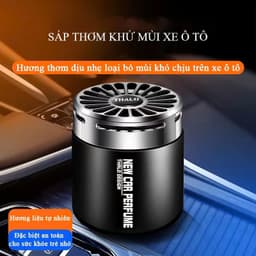 Sáp thơm ô tô cao cấp THALO, sáp thơm ô tô hương thơm tự nhiên dịu nhẹ thoải mái thiết kế sang trọng 8