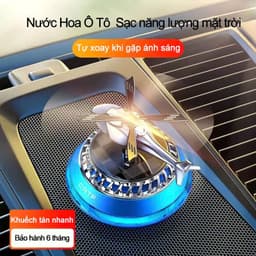 Nước hoa ô tô cao cấp CATP mô hình máy bay trực thăng chạy năng lượng mặt trời để taplo xe hơi 2